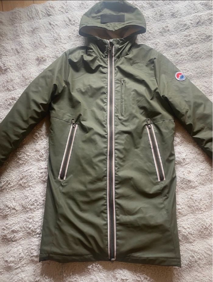 Manteau Paragoose Vert Kaki Veste Longue Chaude Rembourrée Hiver Taille XS - photo numéro 3
