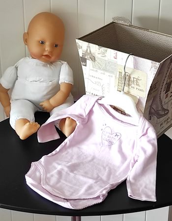 Body bébé fille 6 mois manches longues