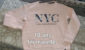 Pull sweat fille 10 ans lili marelle