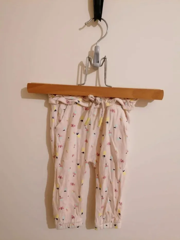 Lot pantalon pyjama vertbaudet 6 mois - photo numéro 2