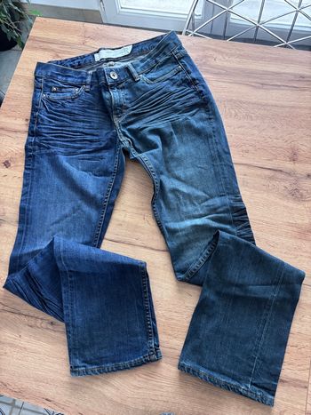 Jeans femme droit bleu brut taille 28 H&M