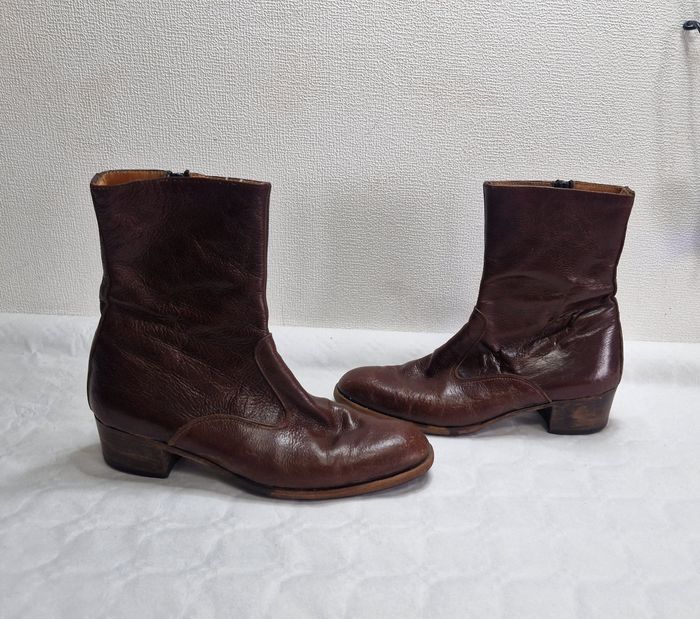 Bottines  , vintage  , femme , président  , taille 40