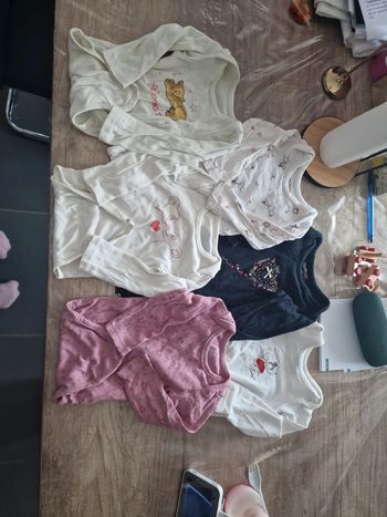 Lot de 6 bodies manches longues orchestra taille 12 mois