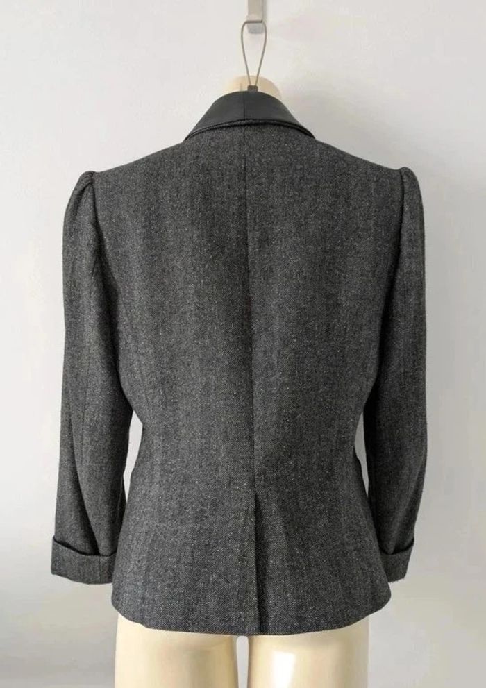 Veste grise et noire - Anne Fontaine - taille 40 - photo numéro 3