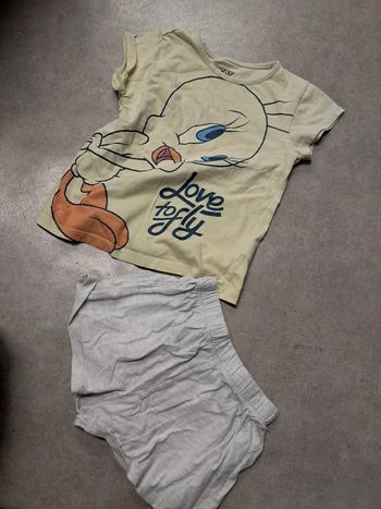 pyjama short fille 4/5 ans