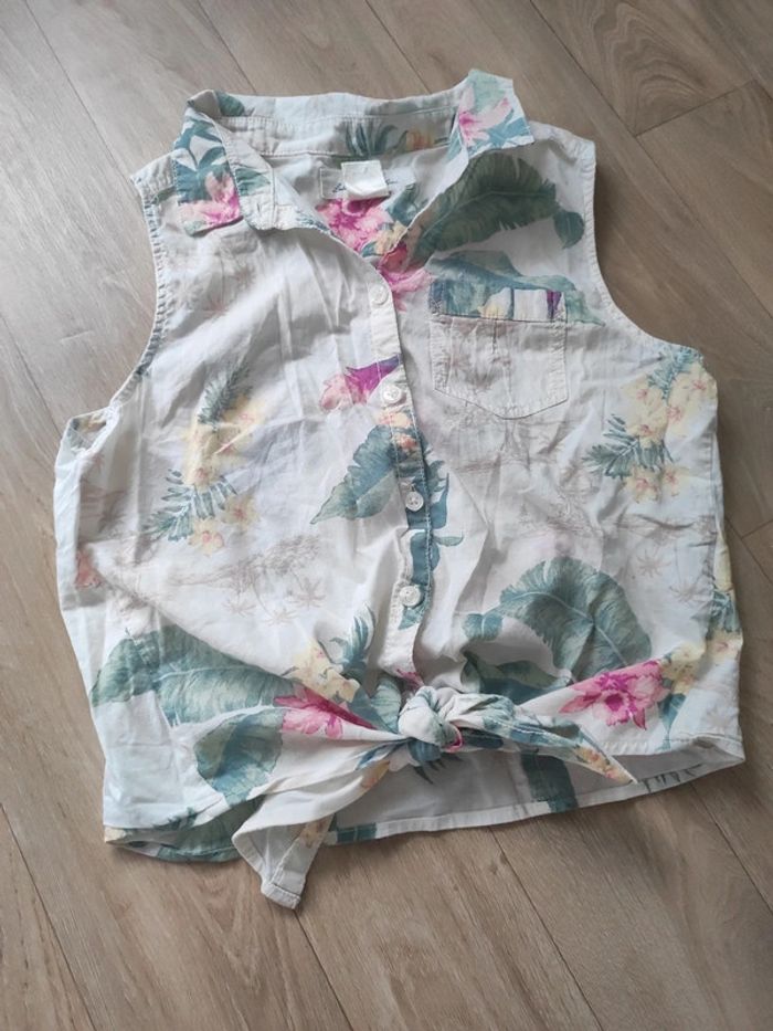 12 ans blouse manche courte