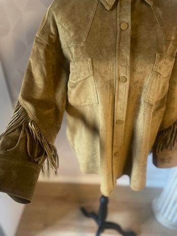 Veste en suédine Zara 