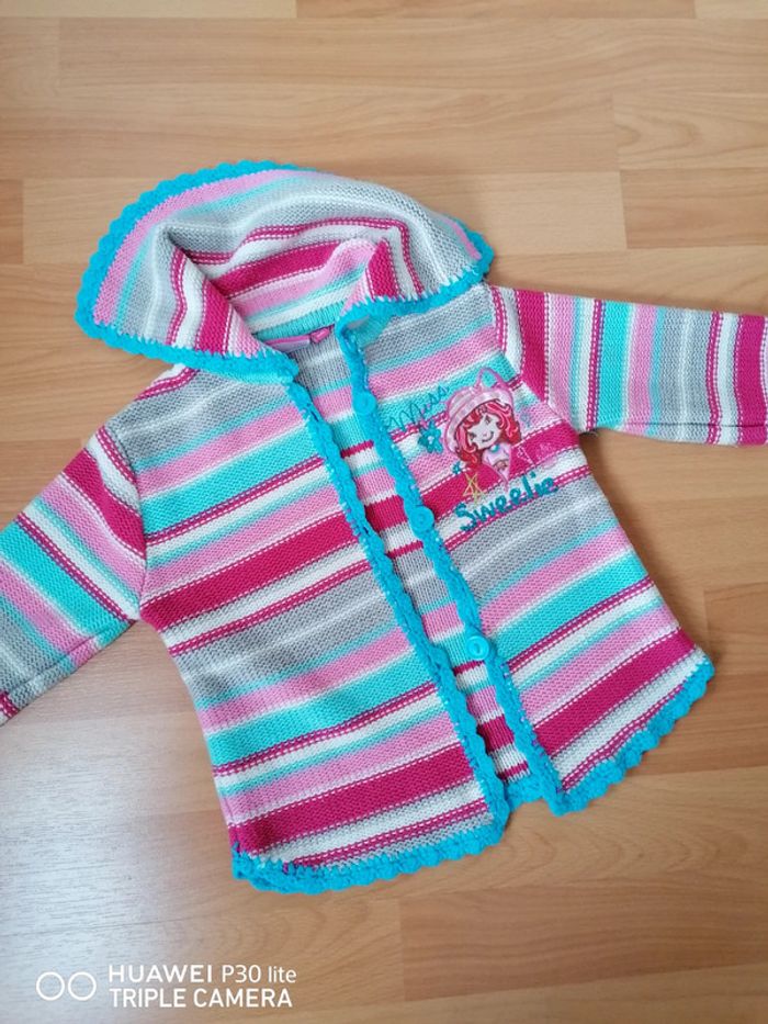 Gilet 5 ans Charlotte aux fraises 🍓