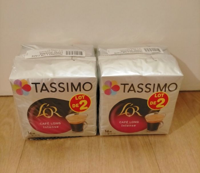 Lot Tassimo café long intense