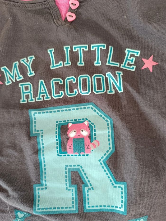 T-shirt fille Okaïdi 4 ans très bon état - photo numéro 3