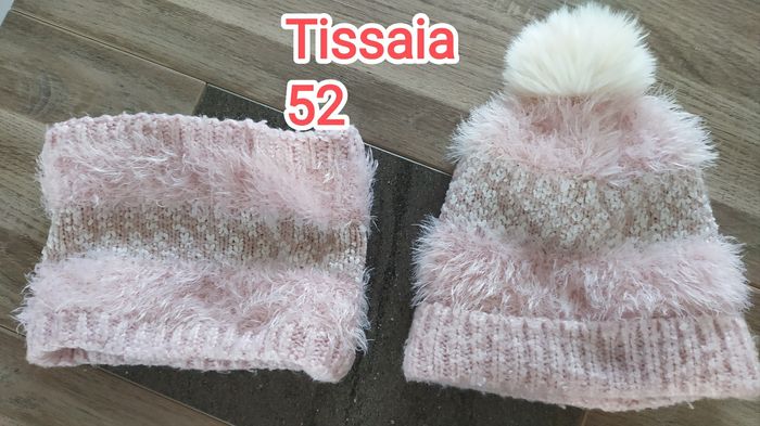 Bonnet et tour de cou Tissaia taille 52