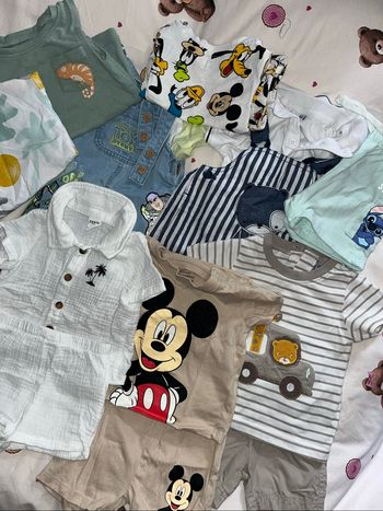 Lot 8 ensemble short t-shirt 6 mois