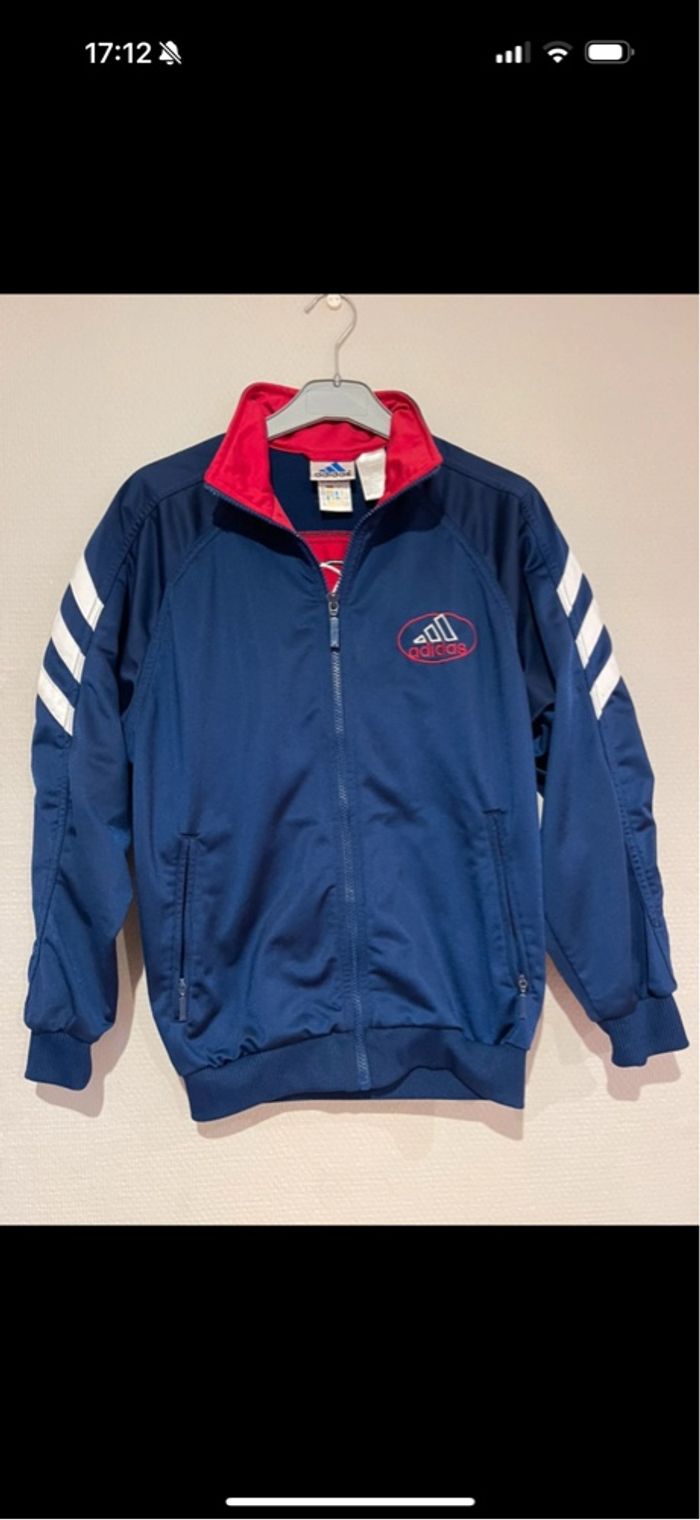 Veste Adidas bleu 10-12 ans