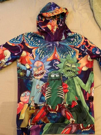Sweat à capuche: Rick et Morty