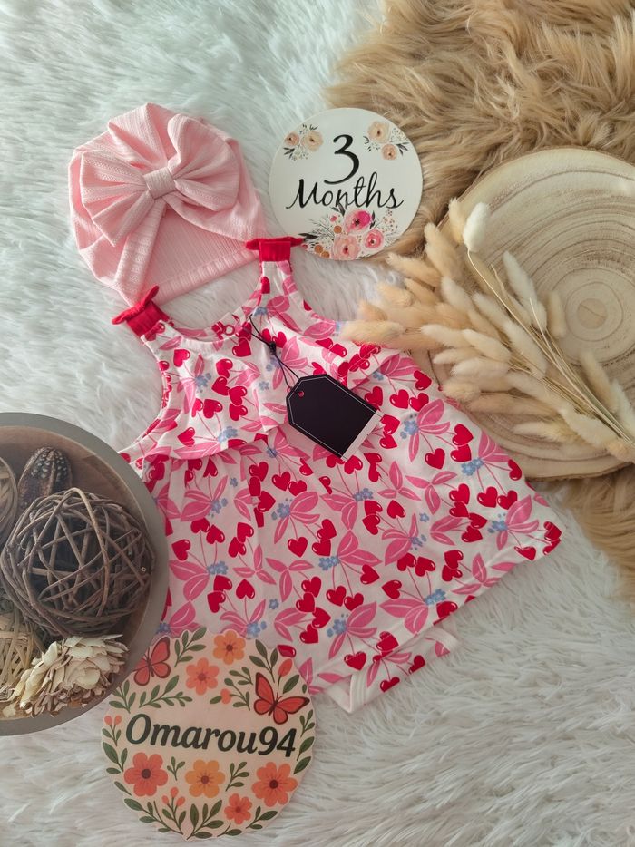 Ensemble complet 4 pièces sergent major fille 3 mois 🎀 - photo numéro 8