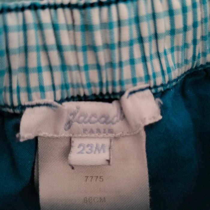 Jacadi - short bloomer en velours 23 mois - photo numéro 2