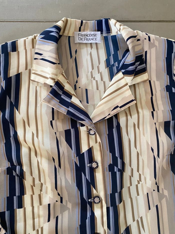 Chemise vintage Françoise de France taille M - photo numéro 14