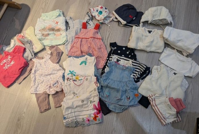 Lot fille 1mois