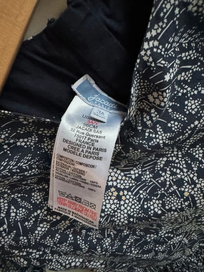 Robe ML bleu marine Liberty Whispering Stars - Taille 3 Ans - photo numéro 4