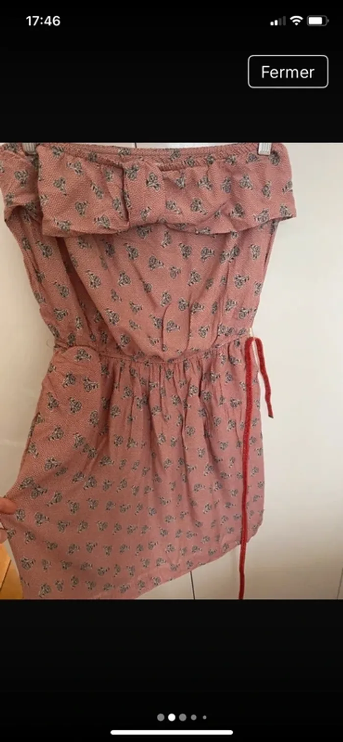 Robe bustier viscose Pull &  Bear taille L - photo numéro 2