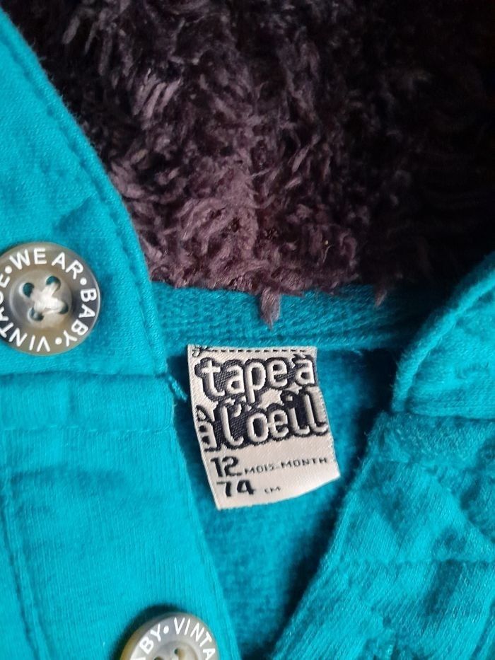 Gilet à capuche garcon hiver - photo numéro 4