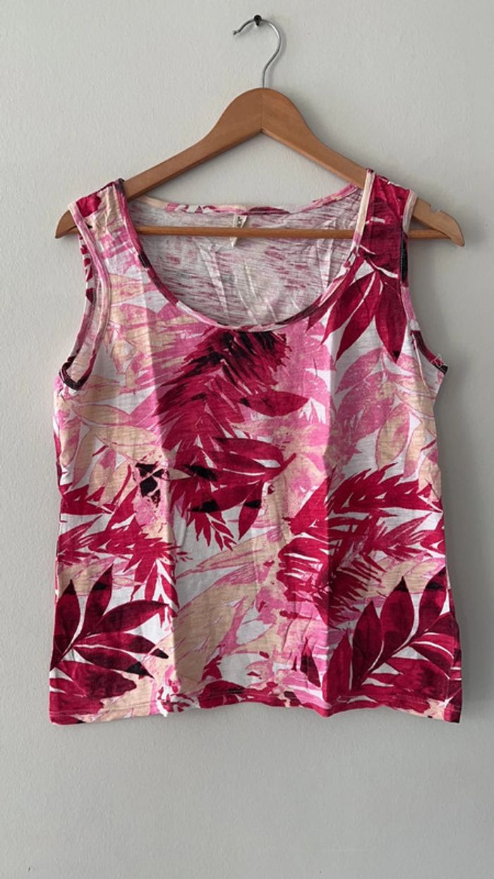 Débardeur fleuri