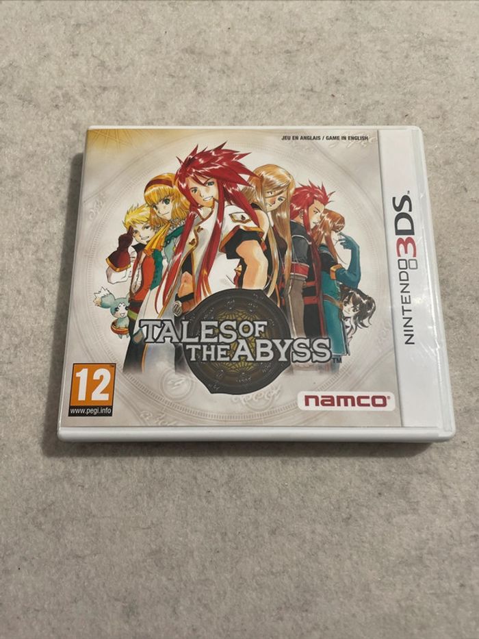 Tales Of The Abyss Jeu Nintendo 3DS Complet FR Comme Neuf