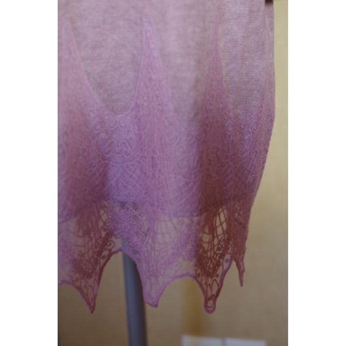 As by Strena - Robe laine et dentelle Taille 40 - photo numéro 9