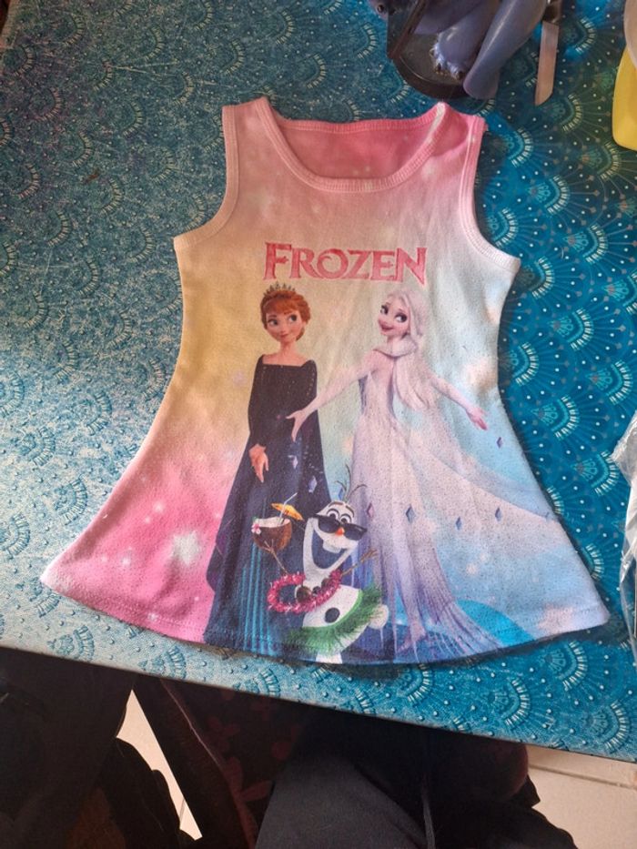 Robe reine des neige 4 ans