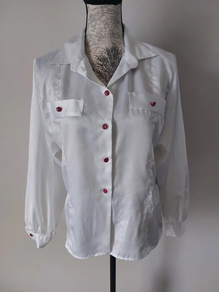 Chemise blanche "Brigitte Saget"
