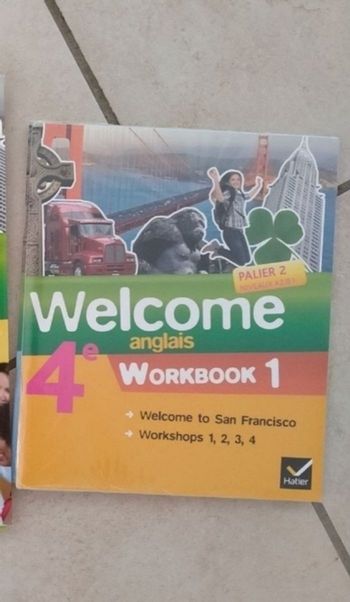 Workbooks 1 et 2 - Welcome 4e anglais