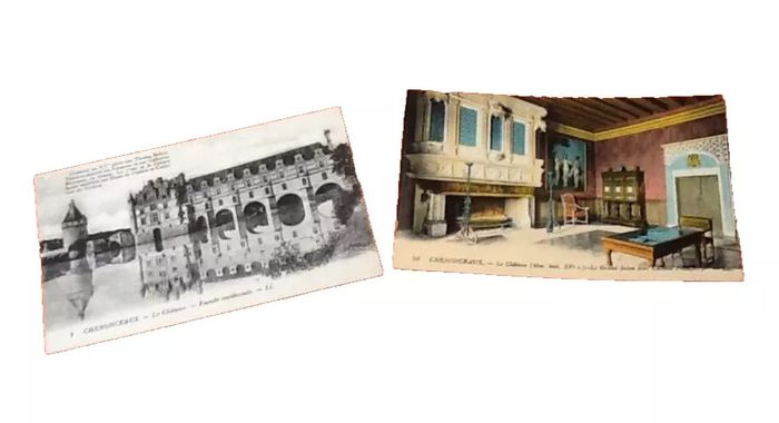 2 Cartes postales anciennes Chenonceaux (Indre-et-Loire)