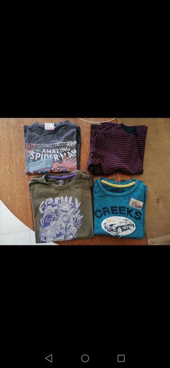 Lot de 4 t-shirts 5 ans