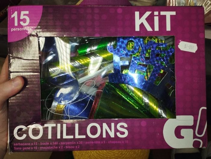 Kit cotillons