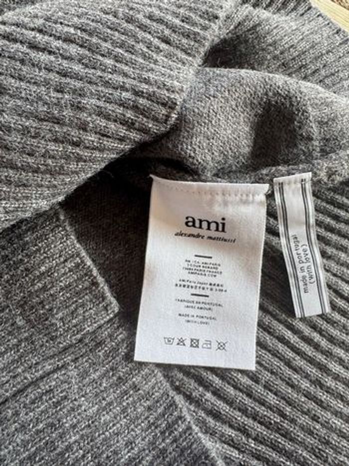 Pull Ami Paris gris S neuf - photo numéro 5