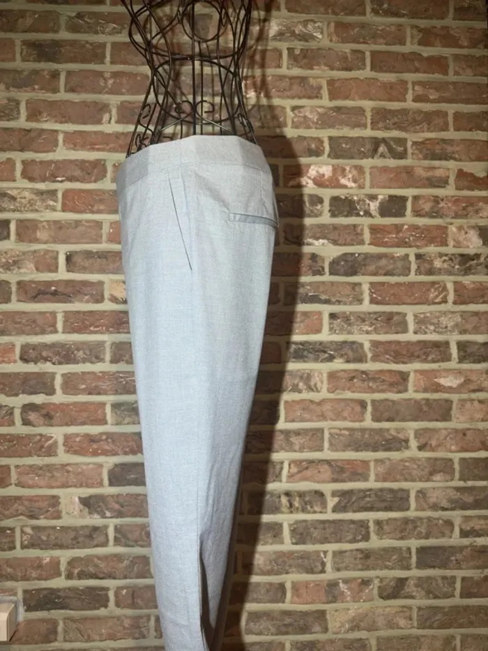 Pantalon droit gris clair Zara Basic Tail’e S / 36 - photo numéro 7