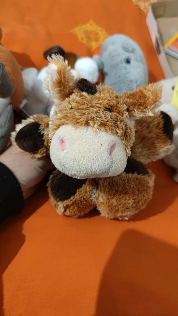 🌺 Lot de 7 animaux en peluche - photo numéro 3