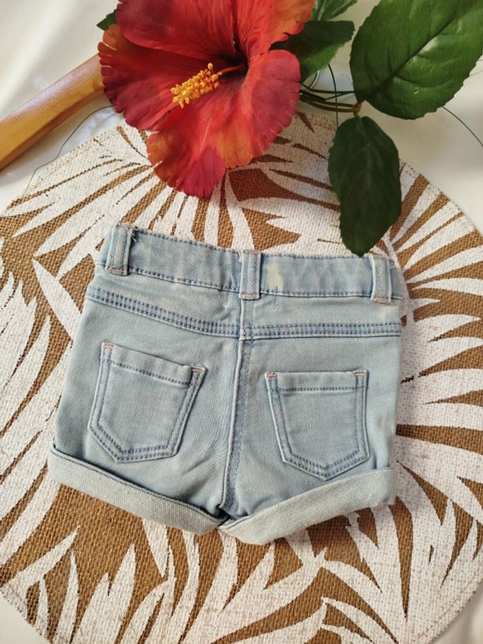 Short fille 3 mois Orchestra flamand rose - photo numéro 3