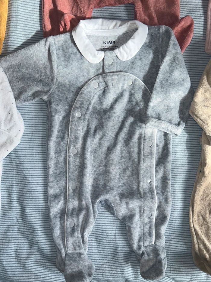 Lot 7 pyjamas bébé fille 1 mois - photo numéro 7