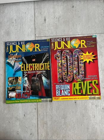 Science et Vie junior numéro 99 et 100