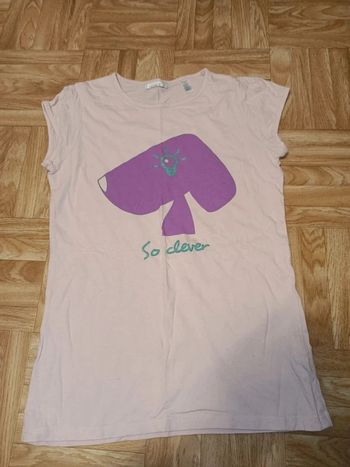 T-shirt fille Okaïdi taille 12 ans en très bon état