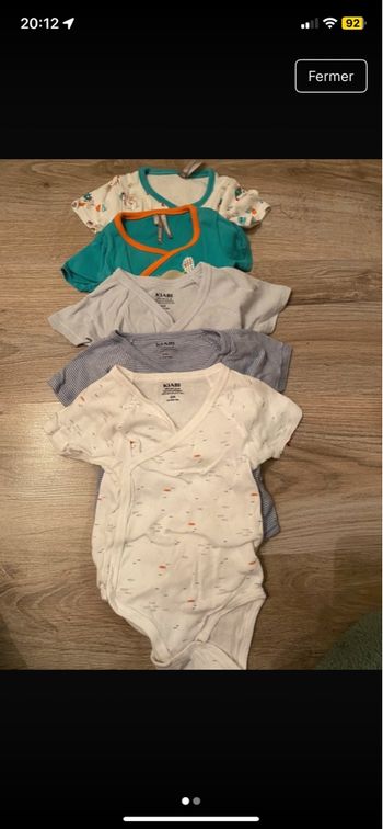 Lots 5 bodies 6 mois 