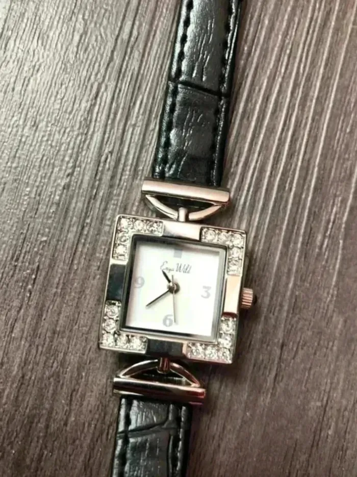 Montre Bijou Diamant Zirconium Signée Enya Wild - photo numéro 3