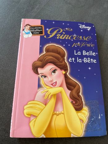 Livre bibliothèque rose ma princesse préférée la belle et la bête