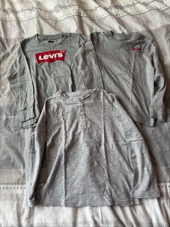 Lot de 3 t-shirts manches longues