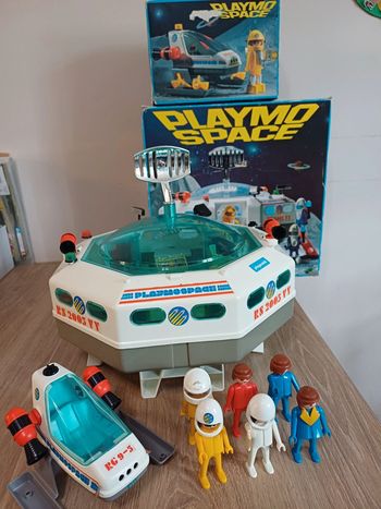 Lot 2 Boîtes Playmo Space Playmobil 1980