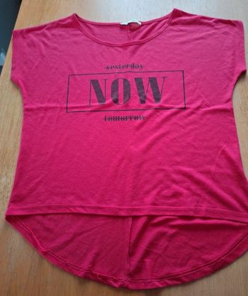 T shirt large/ oversize fushia gemo