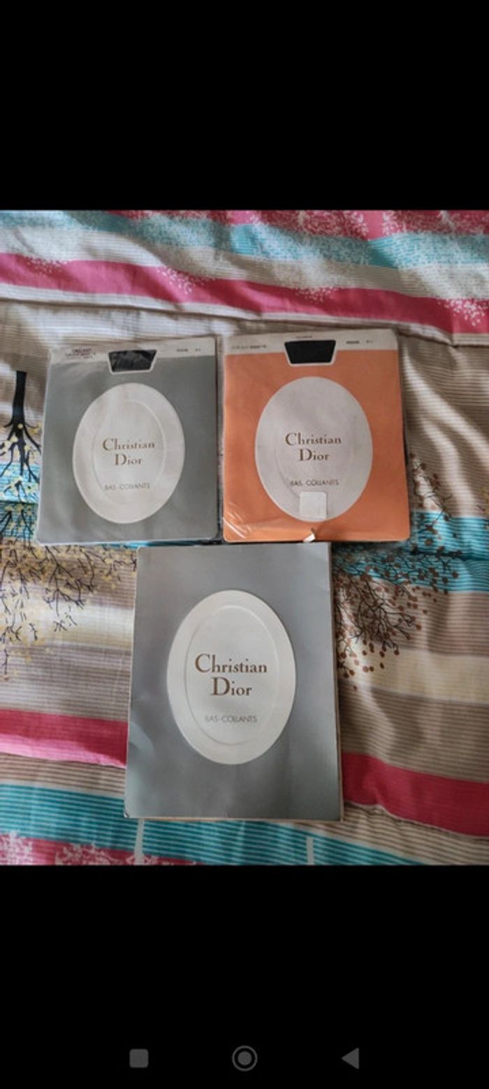 Lot de 3 paires de collants Neuf Christian Dior