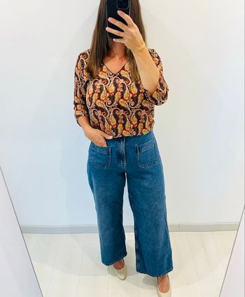 🌸Blouse - Ycoo - motifs - cachemire 🌸 