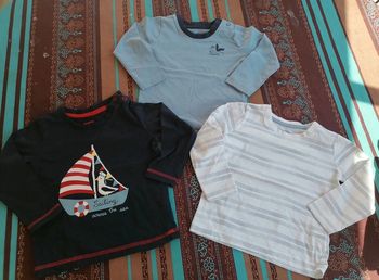 Lot t shirt manche longue 12 mois